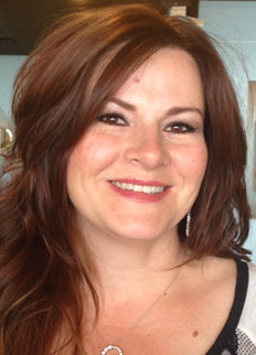Natasha Byerly, Master Stylist at Twisted Scizzors hair salon in Wichita KS